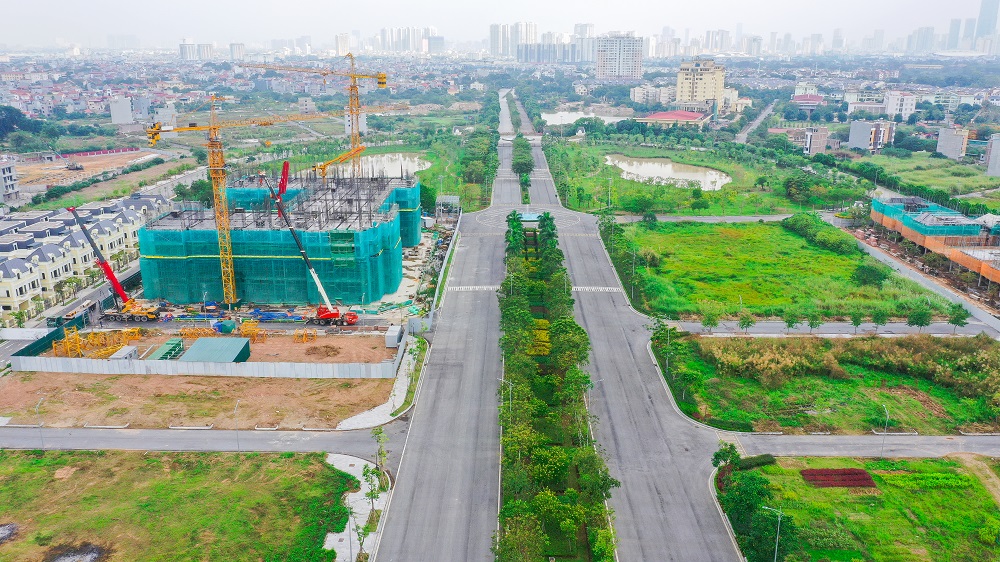 Hình ảnh thực tế tiến độ thị công Moonlight 1 An Lạc Green Symphony