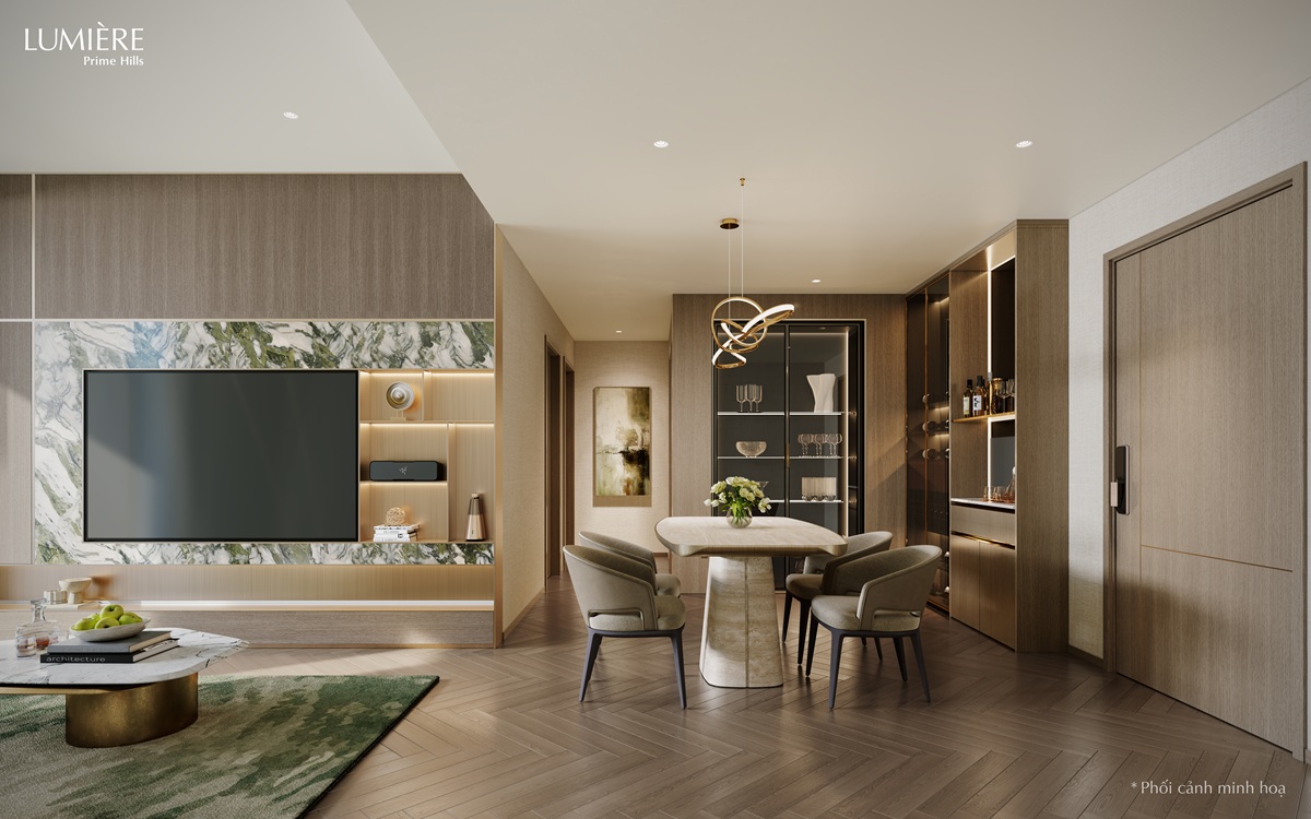 Lumiere Prime HIlls được thiết kế với đa dạng các loại hình căn hộ